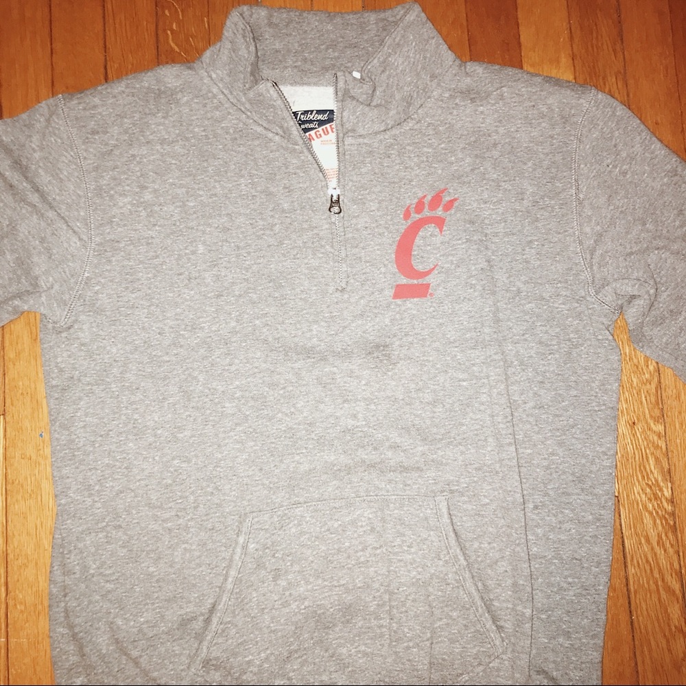 university of Cincinnati quarter zip